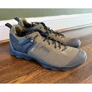 Keen Venture Mens Size 15 Olive Green Low Hiking Shoe Waterproof Boot Soft Toe
